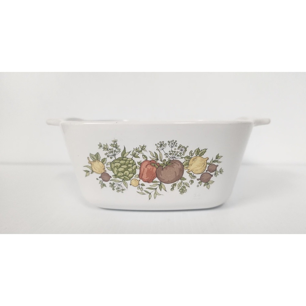 Vintage Corning Ware P-43-B Le Persil Spice‎ of Life Petite Casserole Dish USA!